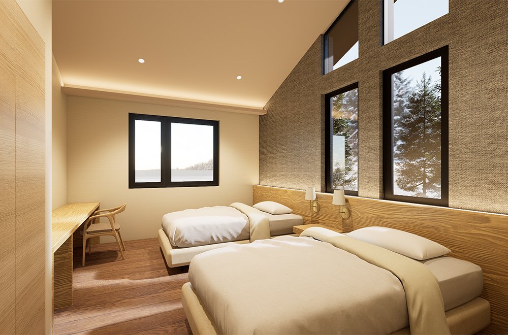 Spacious and comfortable bedroom