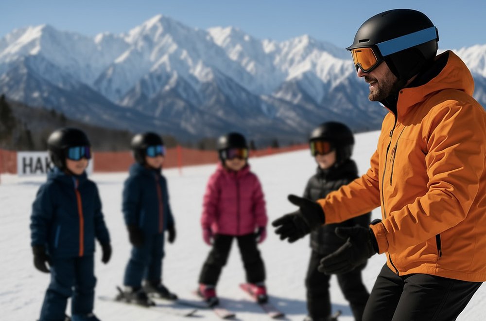 Professional ski instruction services